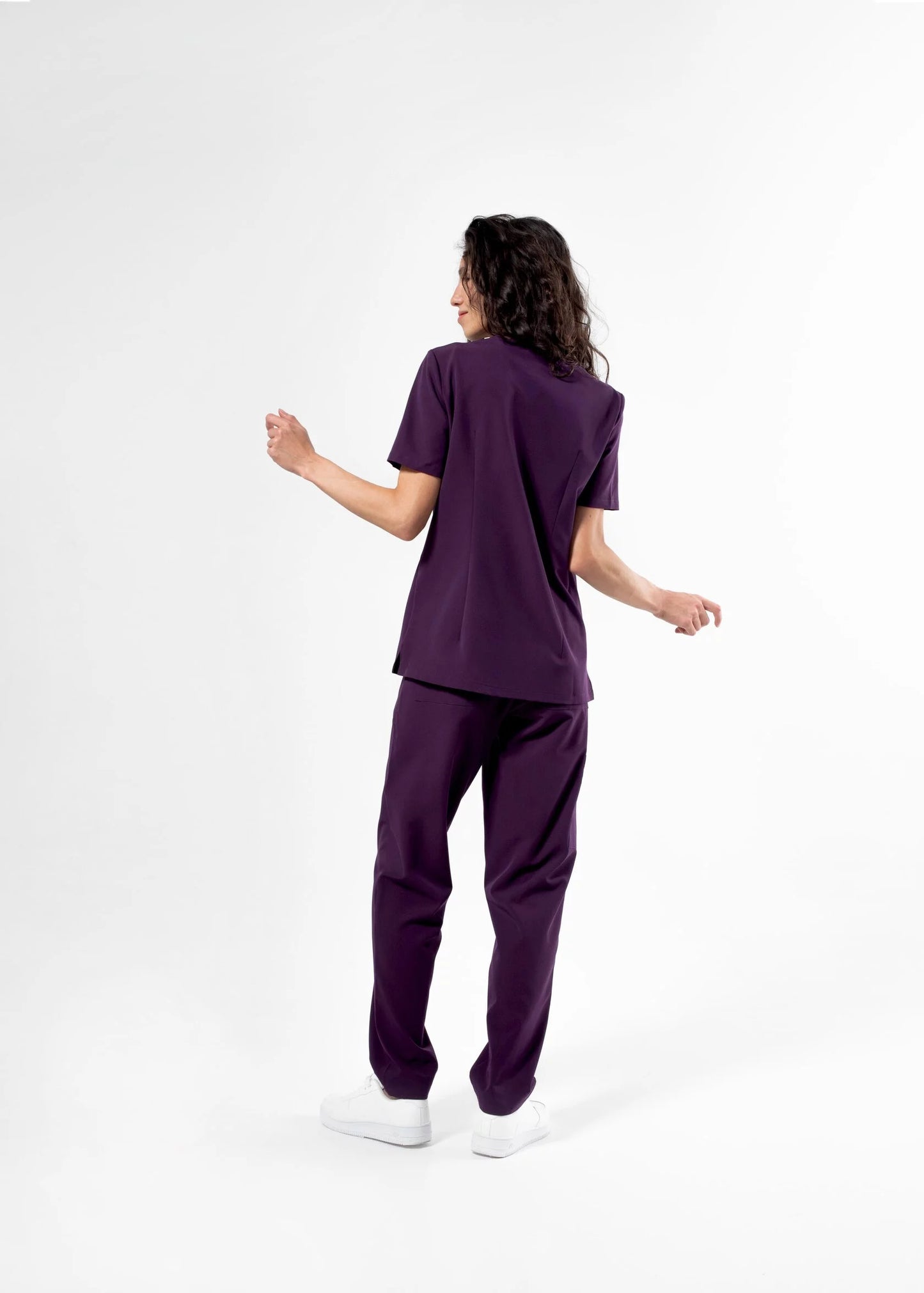 Basic Grape™ Scrub Top