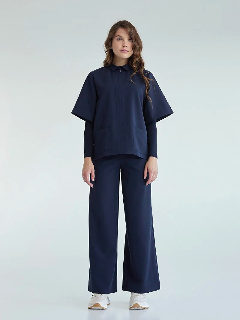 Navy blue Gent™ Scrub Top