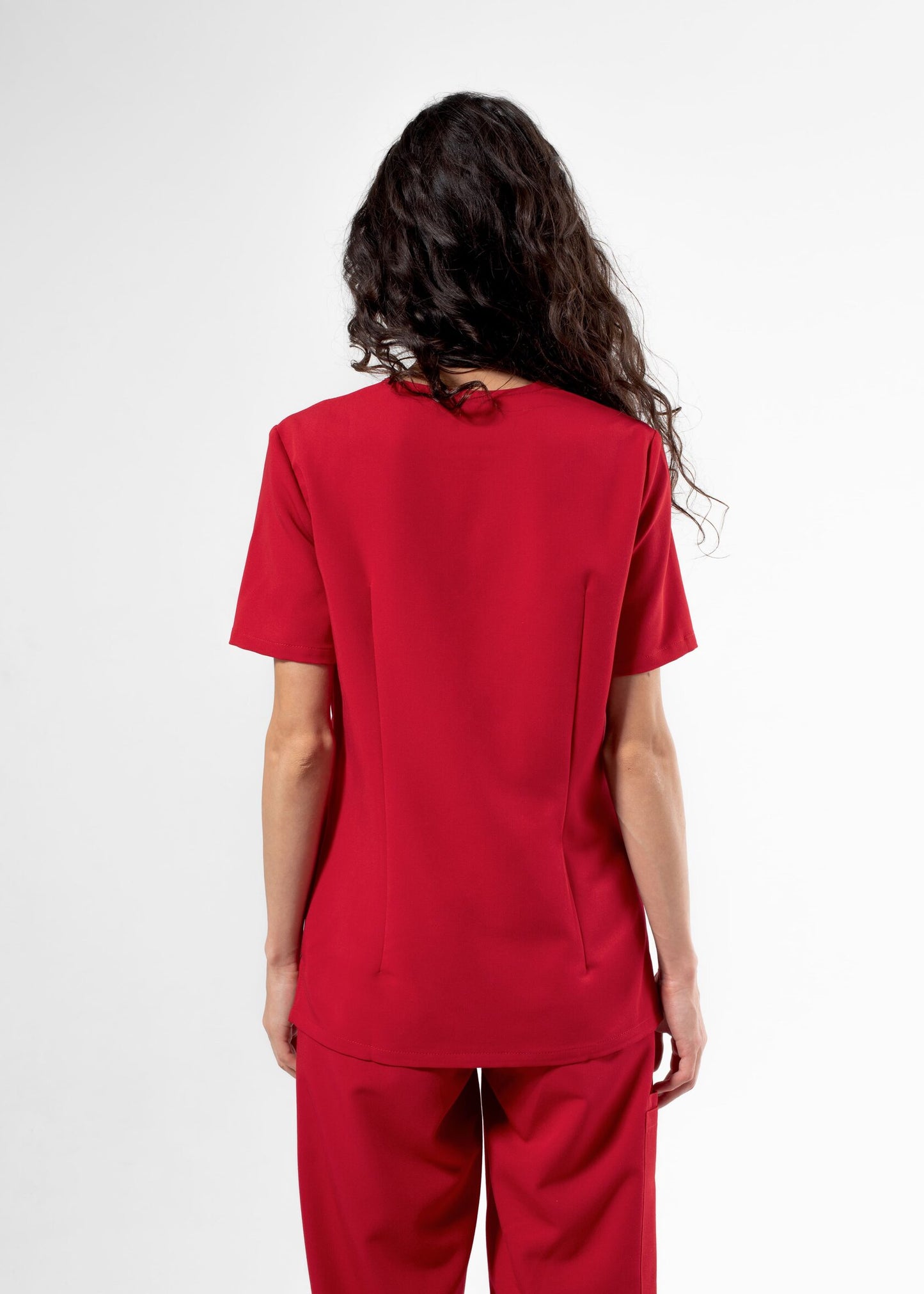 Basic Red™ Scrub Top