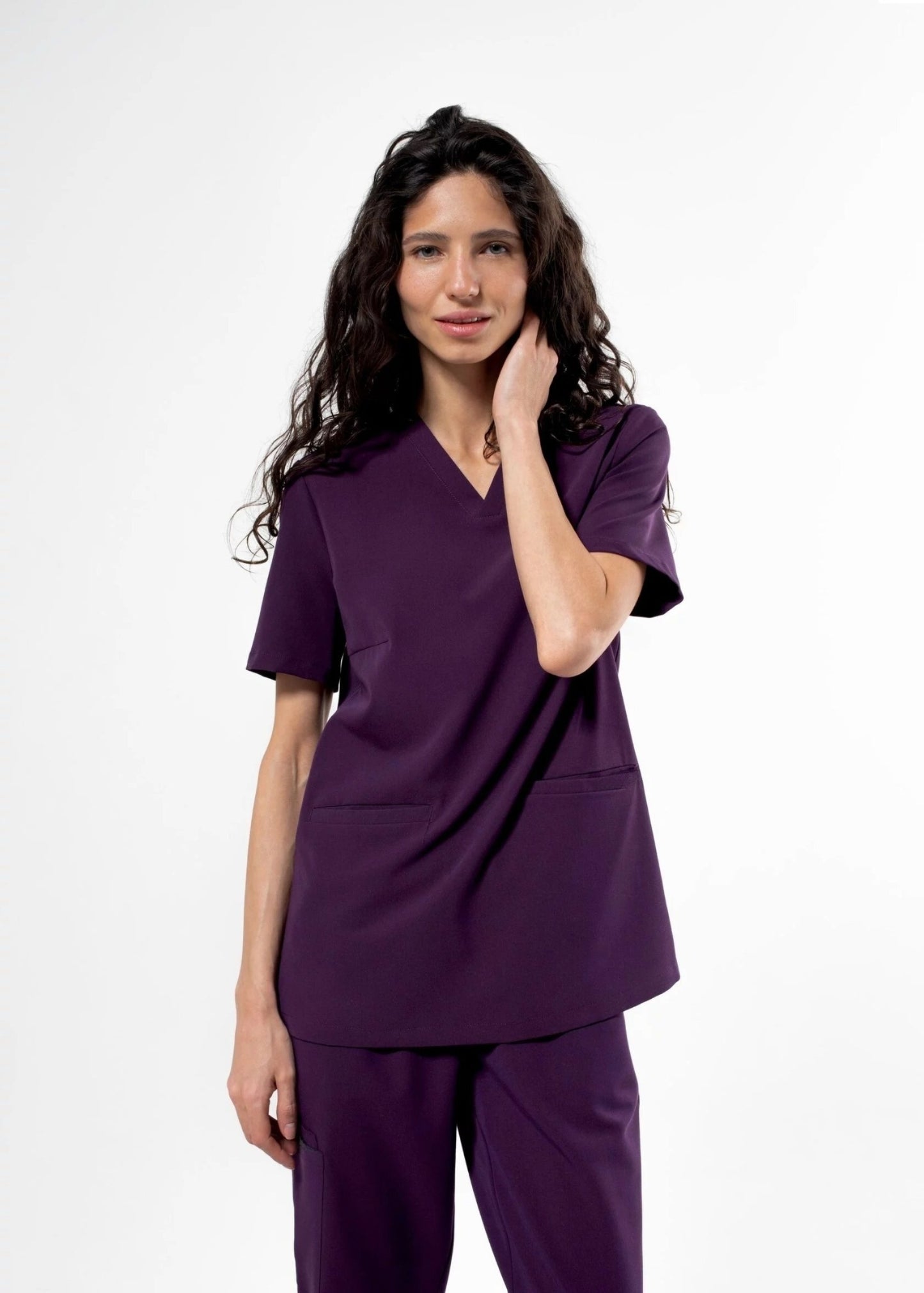 Basic Grape™ Scrub Top