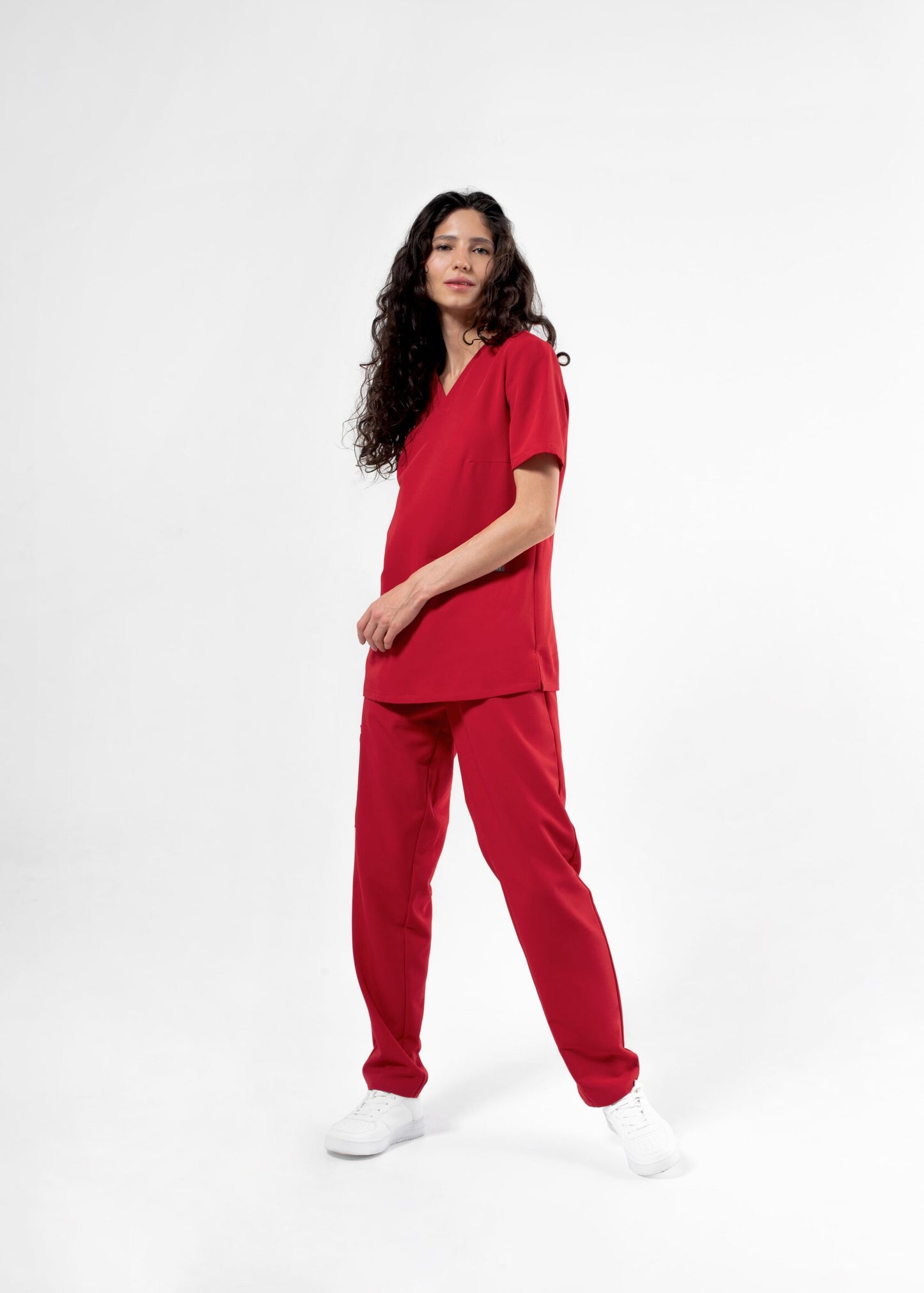 Basic Red™ Scrub Top