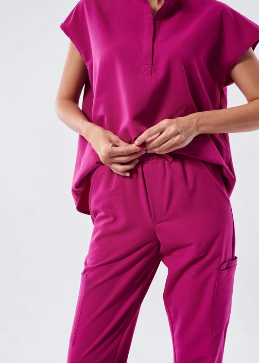 Rose Liberty - Pantalon du pyjama de bloc