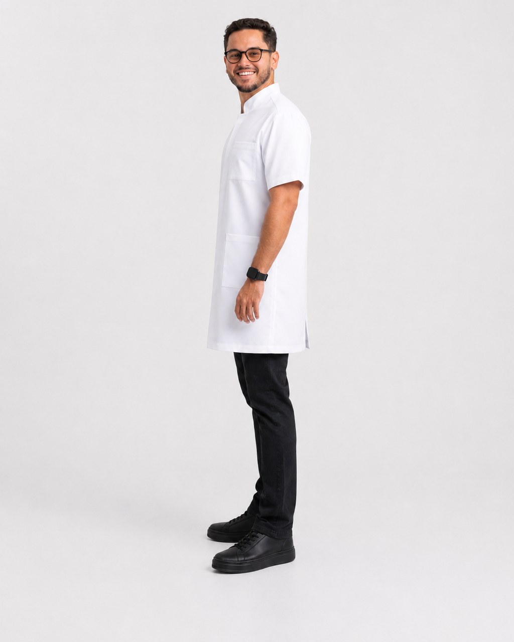 Toubib Pro - Blouse demi manches col officier