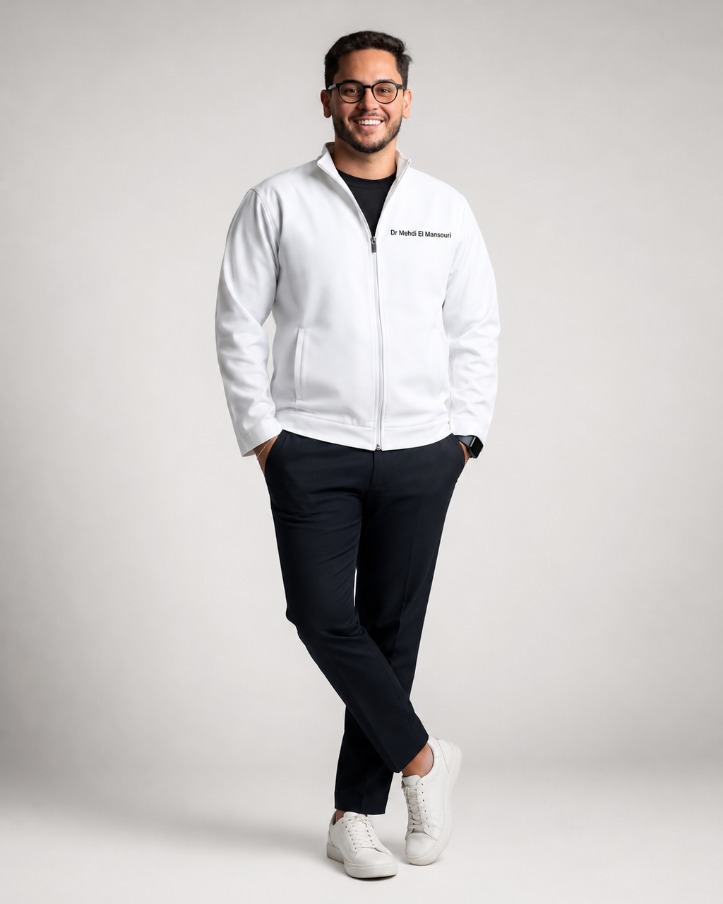 Veste médicale blanche