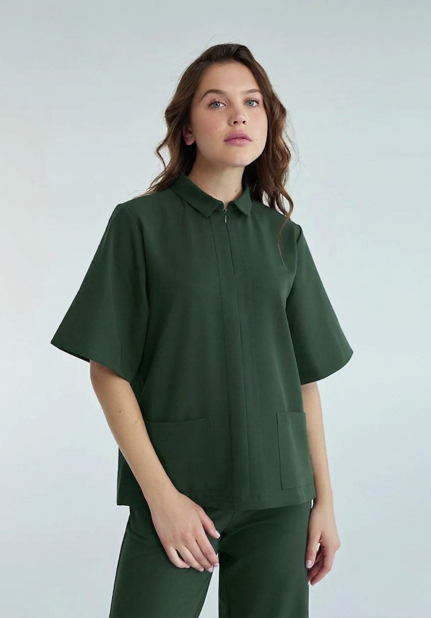 Basic Green Gent™ - Haut du pyjama de bloc