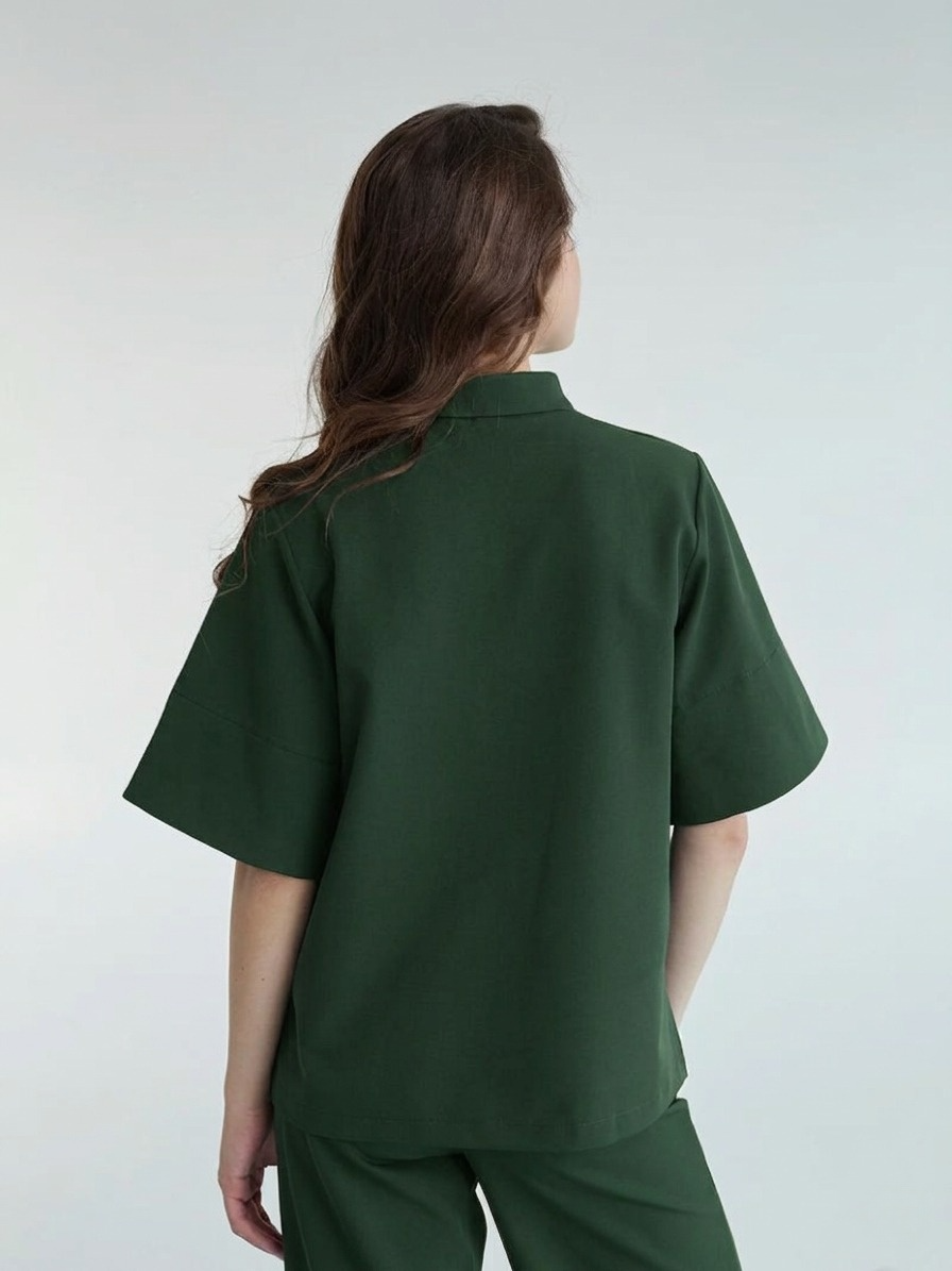 Basic Green Gent™ - Haut du pyjama de bloc