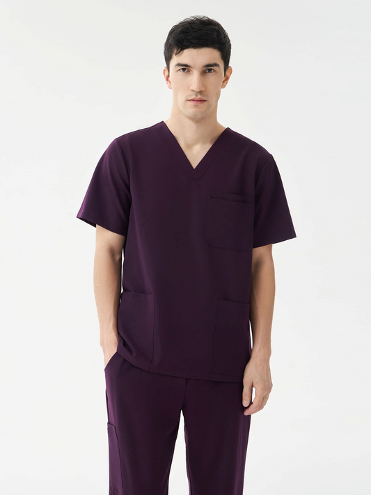 Basic Grape™ Scrub Top