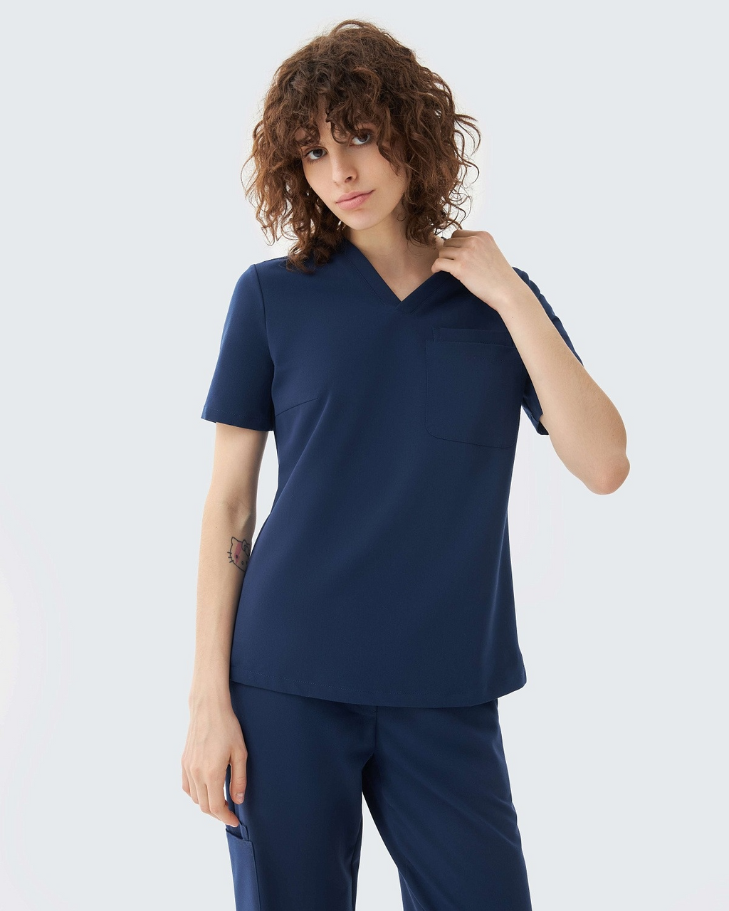 Move Navy blue - Haut du pyjama de bloc