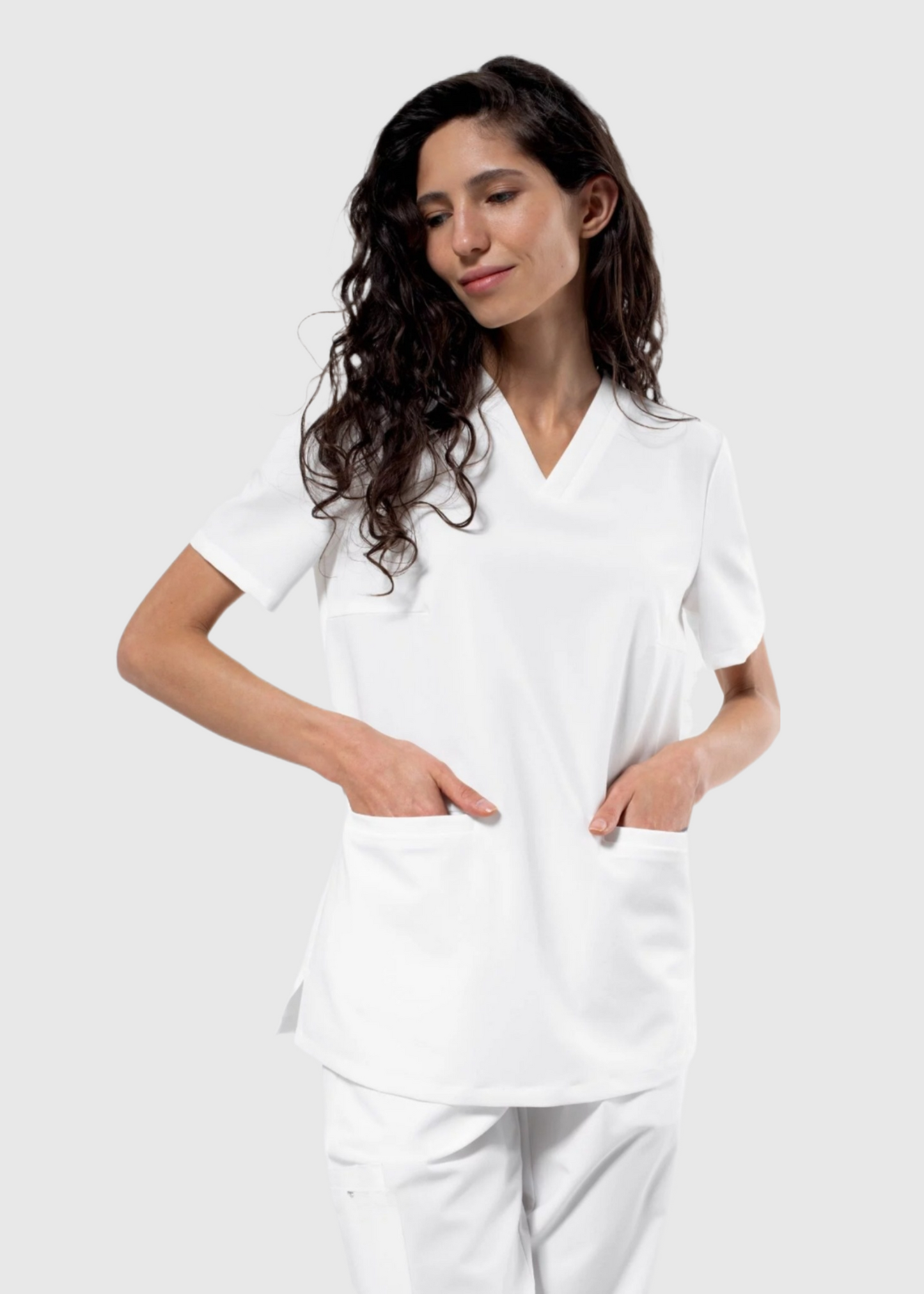 Angel™ White Scrub Top